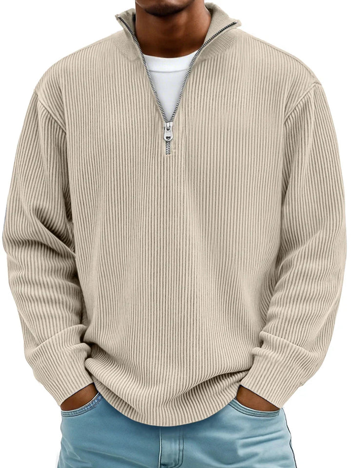 Trendy Zip Sweater