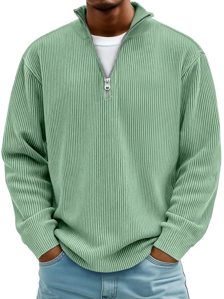 Trendy Zip Sweater