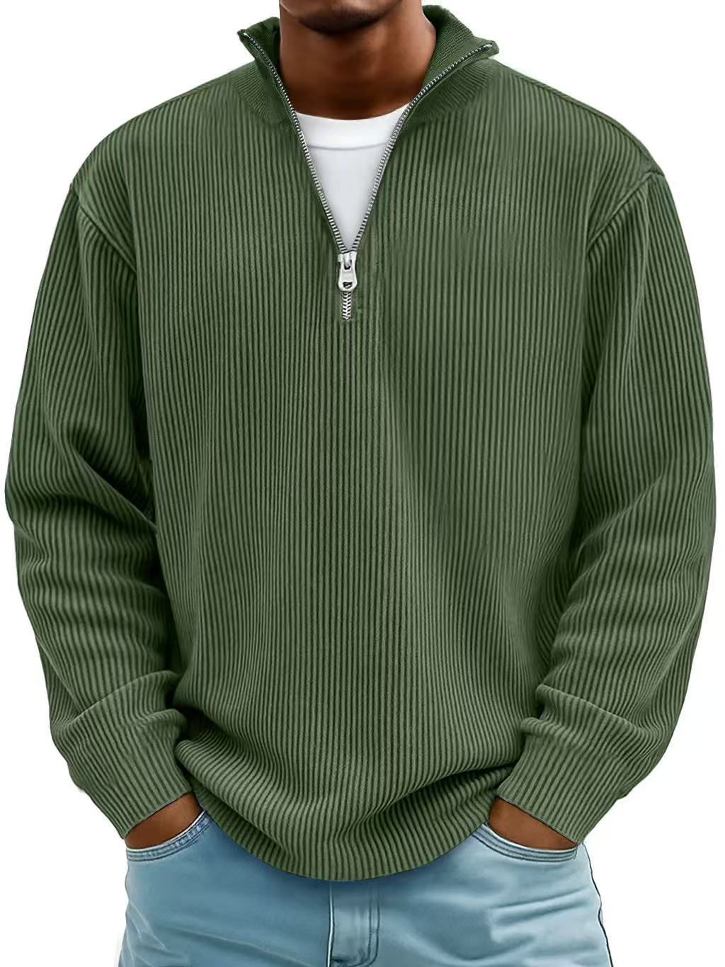 Trendy Zip Sweater