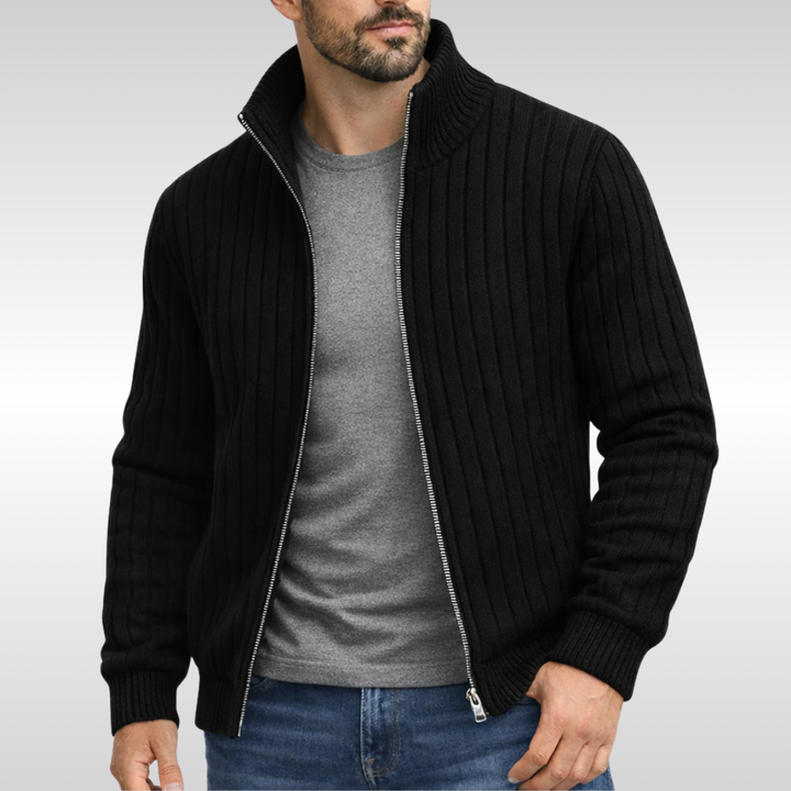 Men's Classic Elegant Zip Cardigan