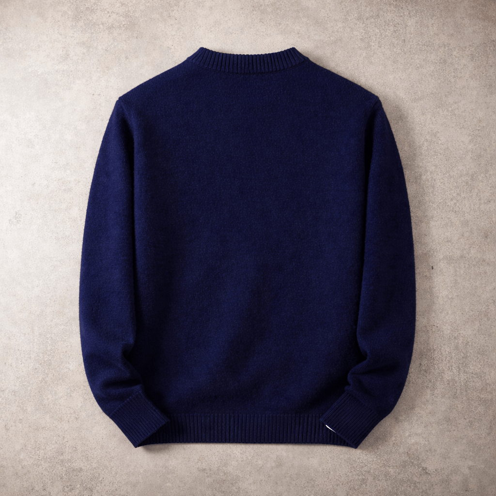 Men's Wool Blend Crew Neck Sweater
