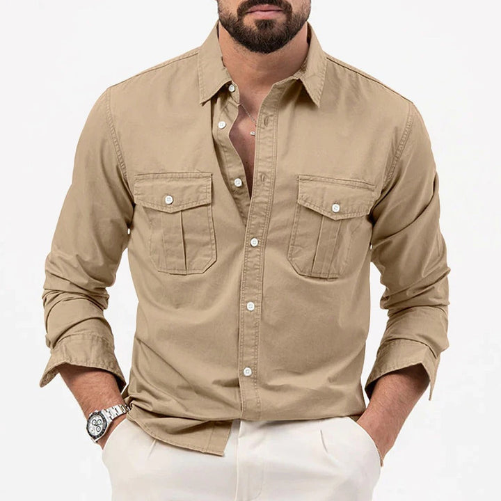 Men's Wrinkle Resistant Button Shirt