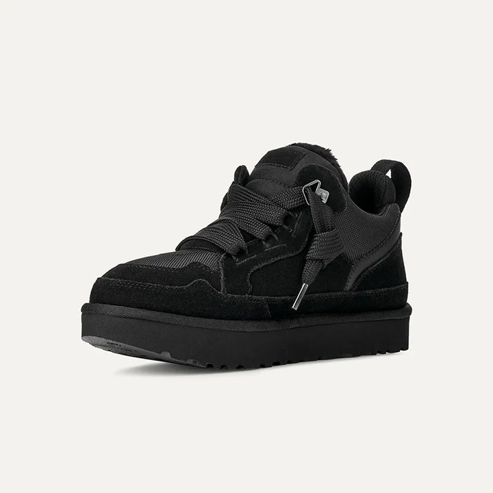 Women’s Fleece-Lined Suede Platform Winter Sneakers