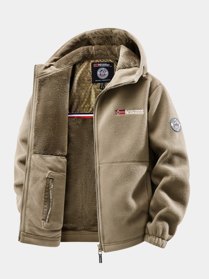 FLEECE LINED WINTER JACKET FOR MEN