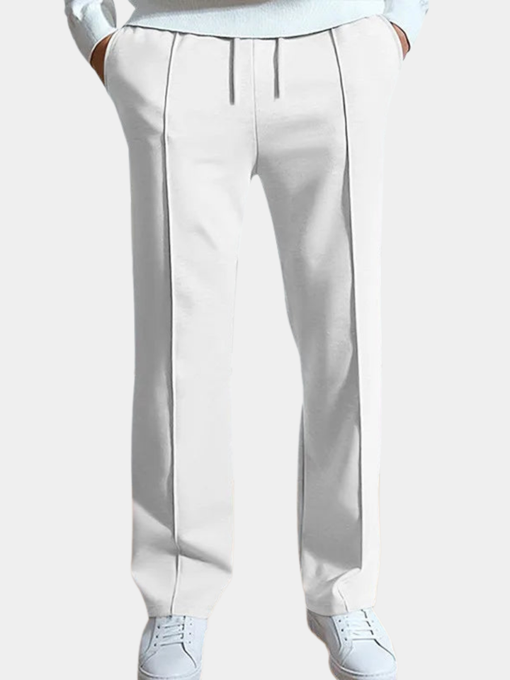 SLIM FIT DRAWSTRING TROUSERS FOR MEN