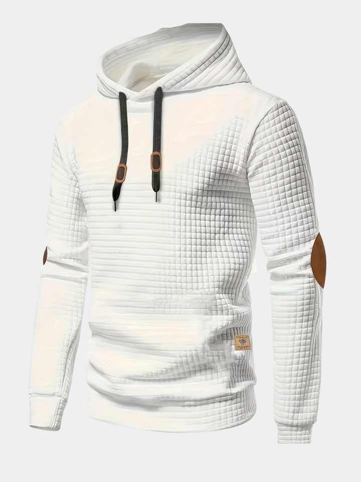 Men's Checkered Hooded Sweatshirt