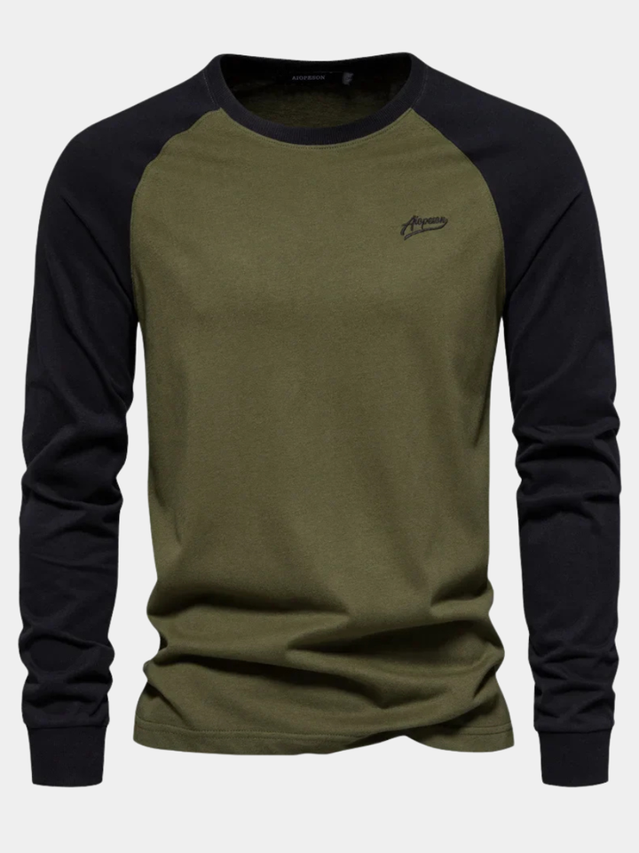 Men's Sporty Long Sleeve Shirt