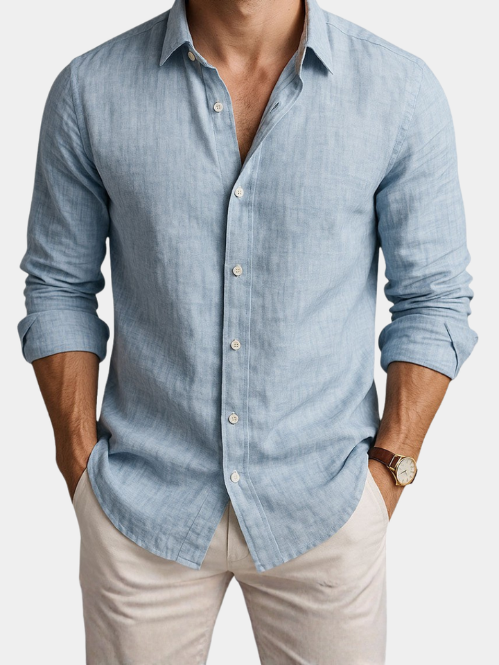 Men's Linen Blend Shirt