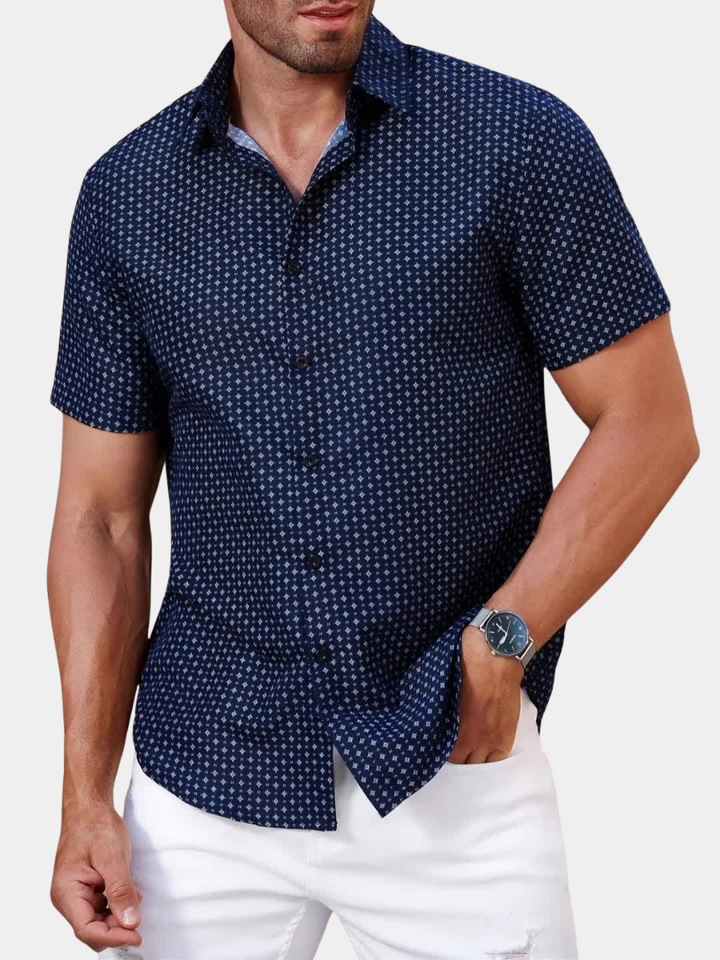 Men's Geometric Casual Shirt