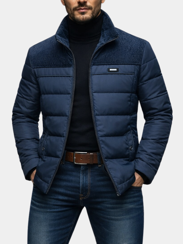 Men's Quilted Fleece Jacket