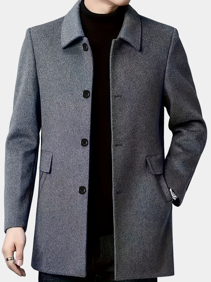 Men's Solid Fleece Jacket