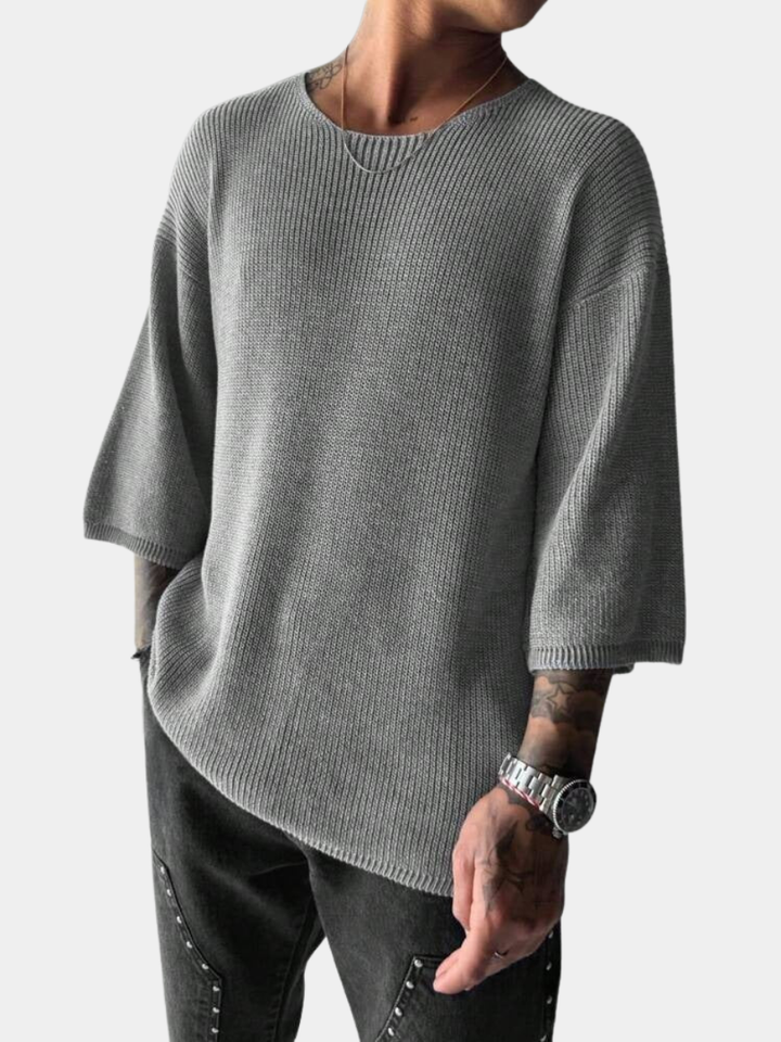 Men's Textured Knit PUllover