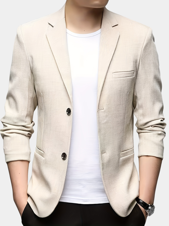 Men's Textured Suit Jacket