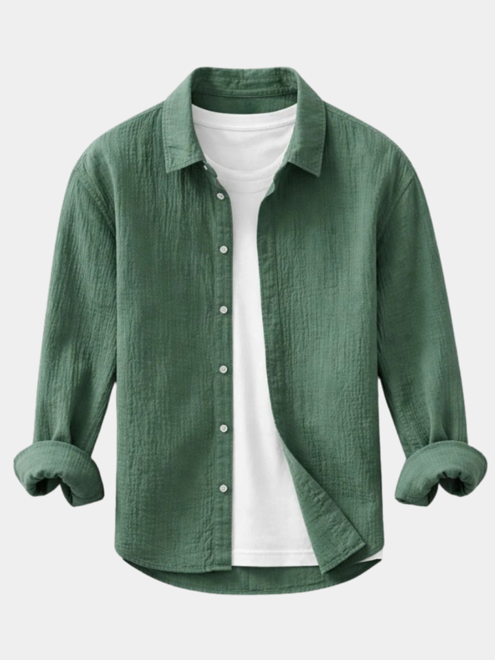 GAUZE COTTON SHIRT FOR MEN