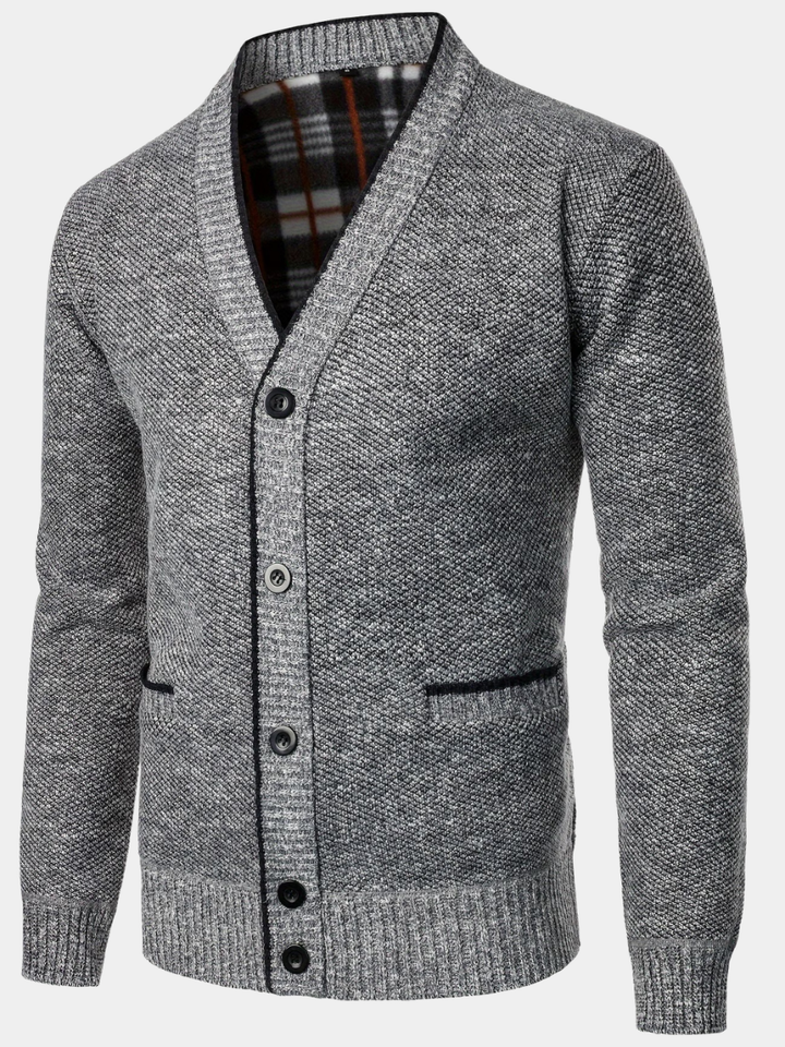 Men's Fleece Knit Cardigan