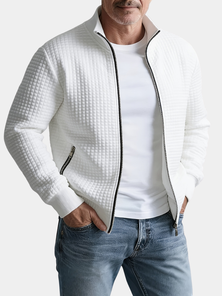 Men's Waffle Zip Jacket