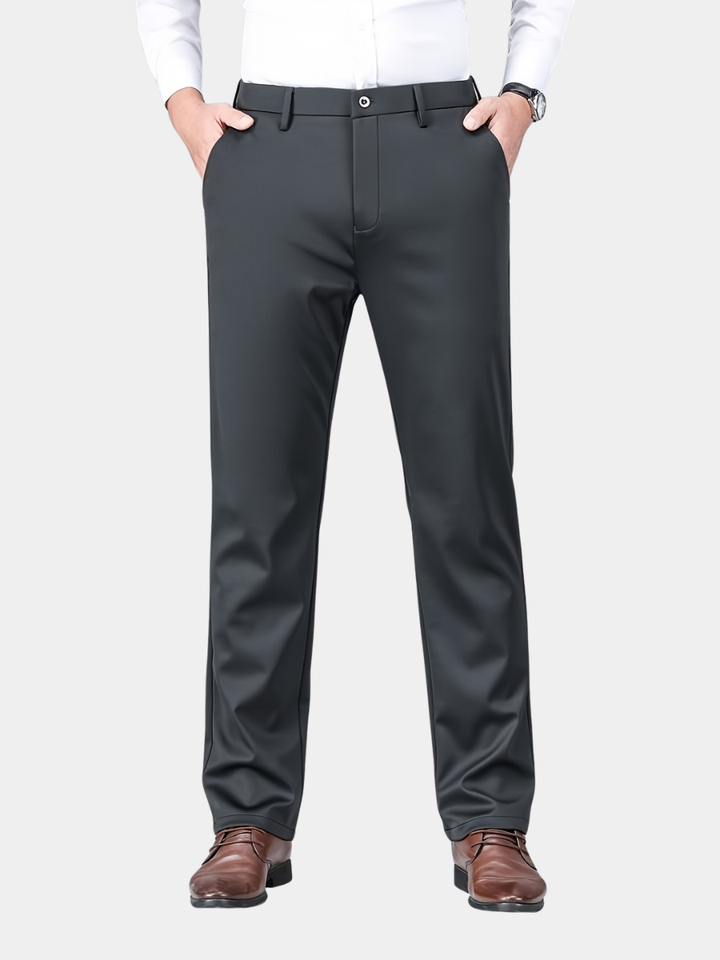 STRETCH STRAIGHT TROUSERS FOR MEN