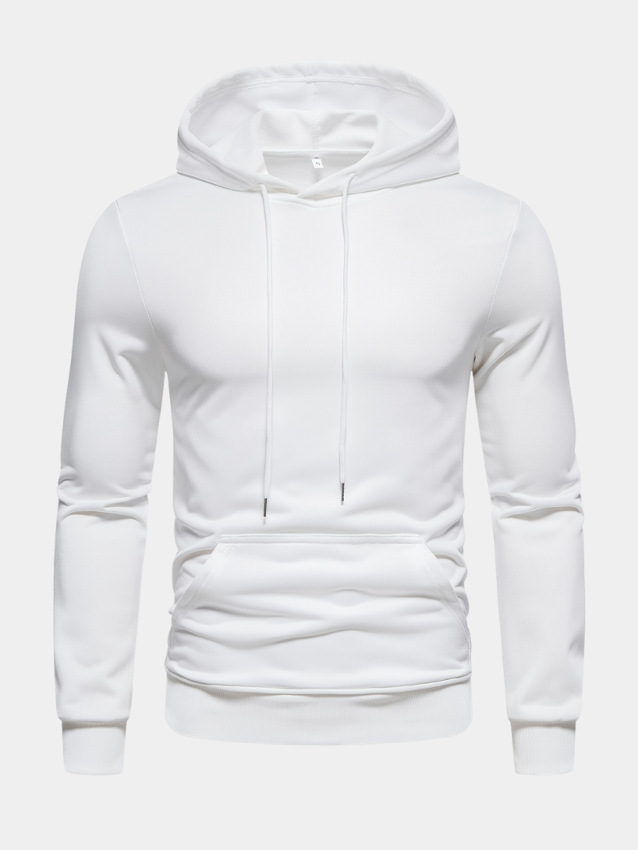 DRAWSTRING KNIT HOODIE FOR MEN