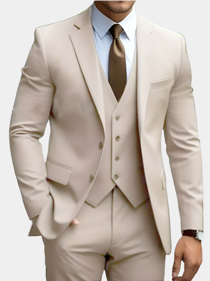 Men's Slim Fit Three-Piece Suit