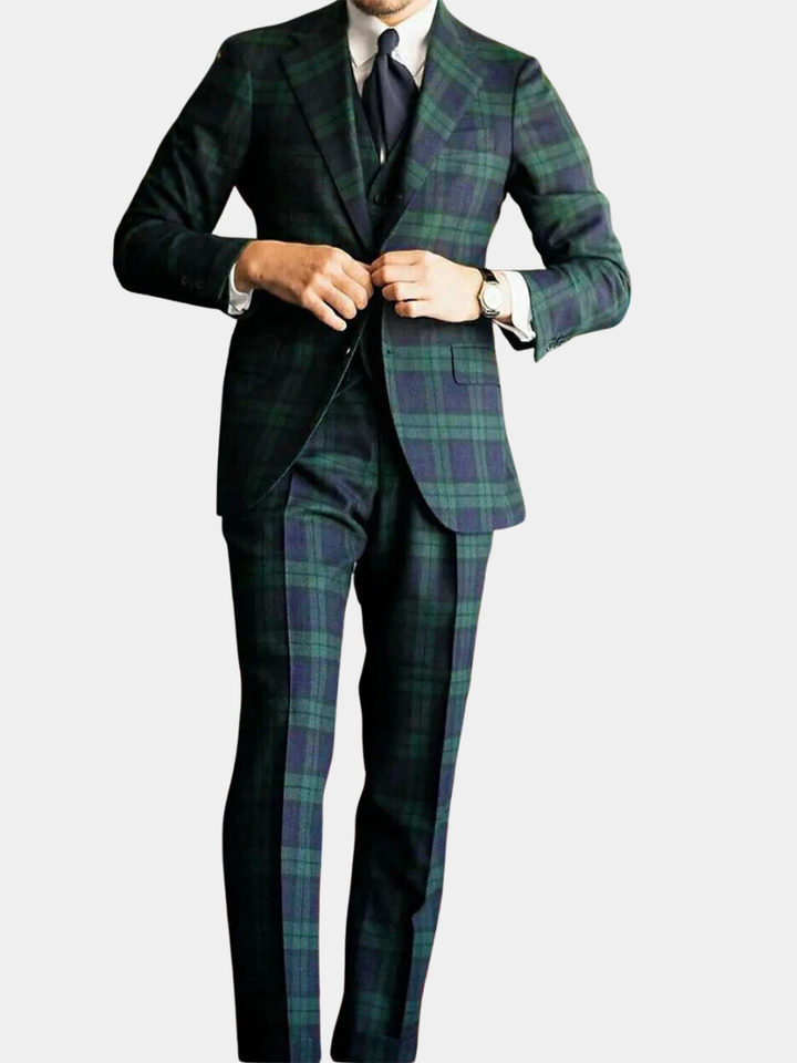 Men's Linen Three Piece Suit