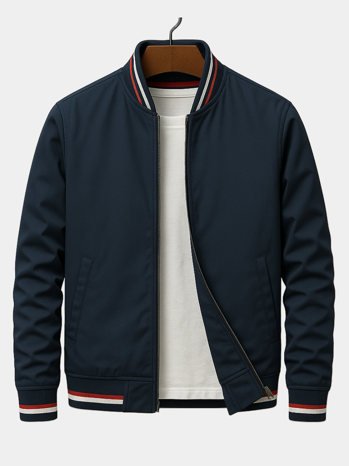 Men's Ribbed Bomber Jacket