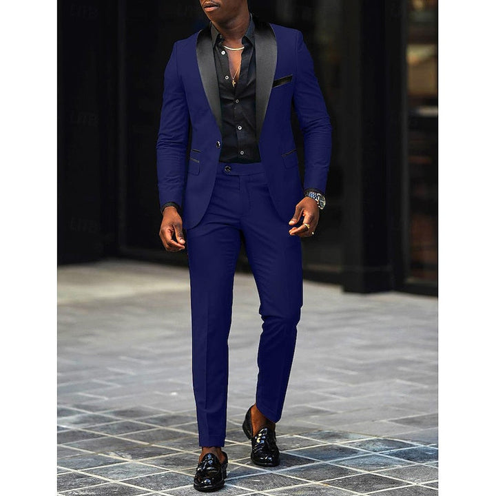 SINGLE BUTTON SUIT FOR MEN
