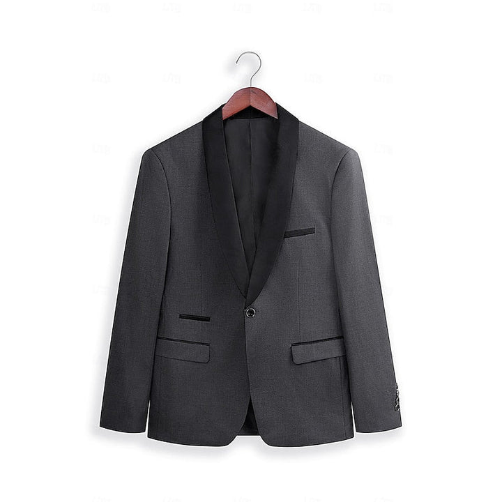 SINGLE BUTTON SUIT FOR MEN