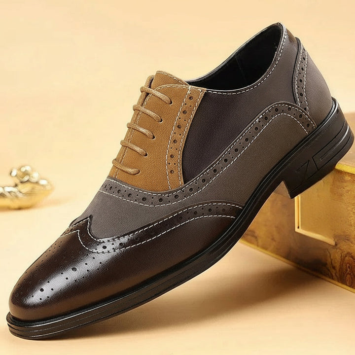 BROGUE LACE-UP SHOES FOR MEN