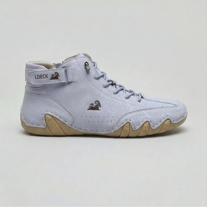 Men's Waterproof Suede High Top Boots | Cushioned Comfort