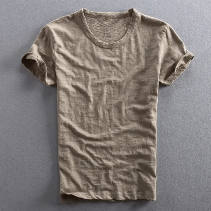 Men's Textured Cotton T-Shirt