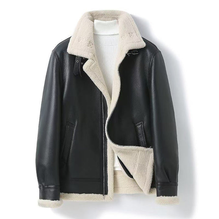 Aurell Shearling Aviator Jacket