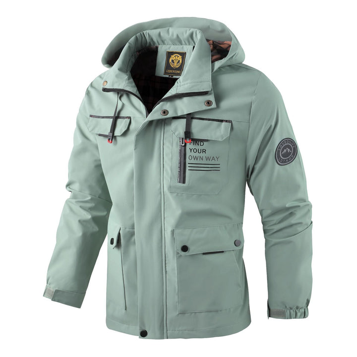 FLARED HOODED JACKET FOR MEN