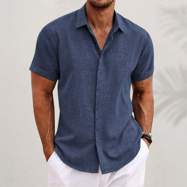 Men's Structured Short Sleeve Shirt