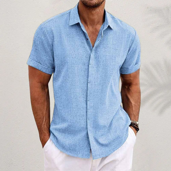 Men's Structured Short Sleeve Shirt