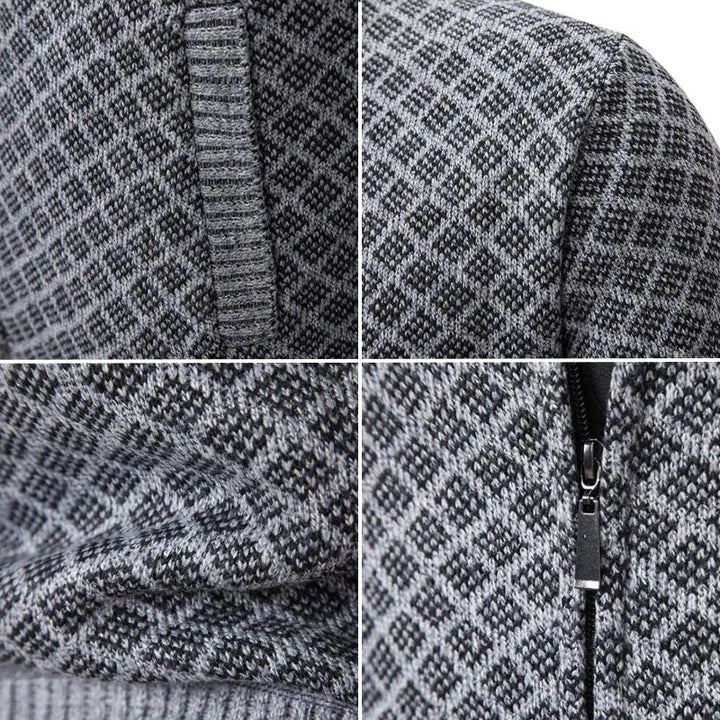 ZIP-UP CARDIGAN FOR MEN