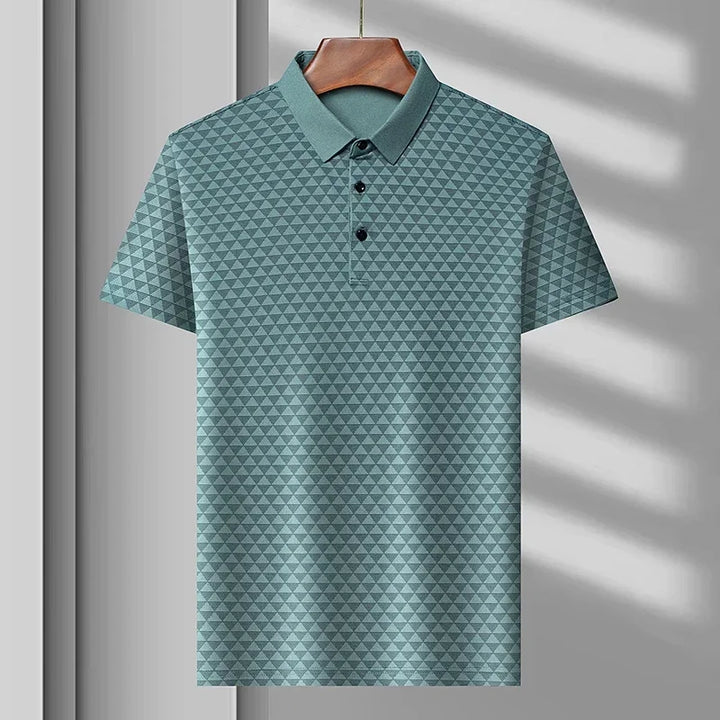 Glacier Grid Polo Shirt