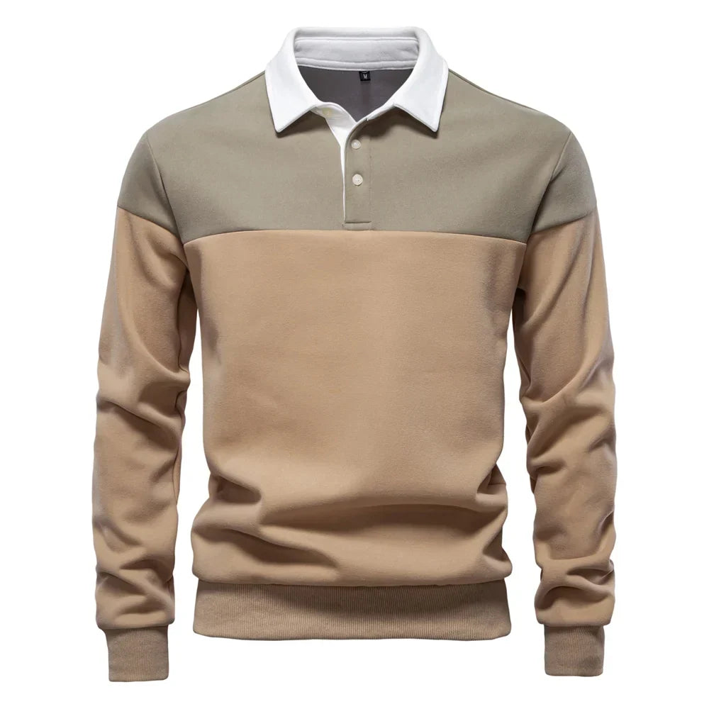 COLLARED POLO SWEATER FOR MEN