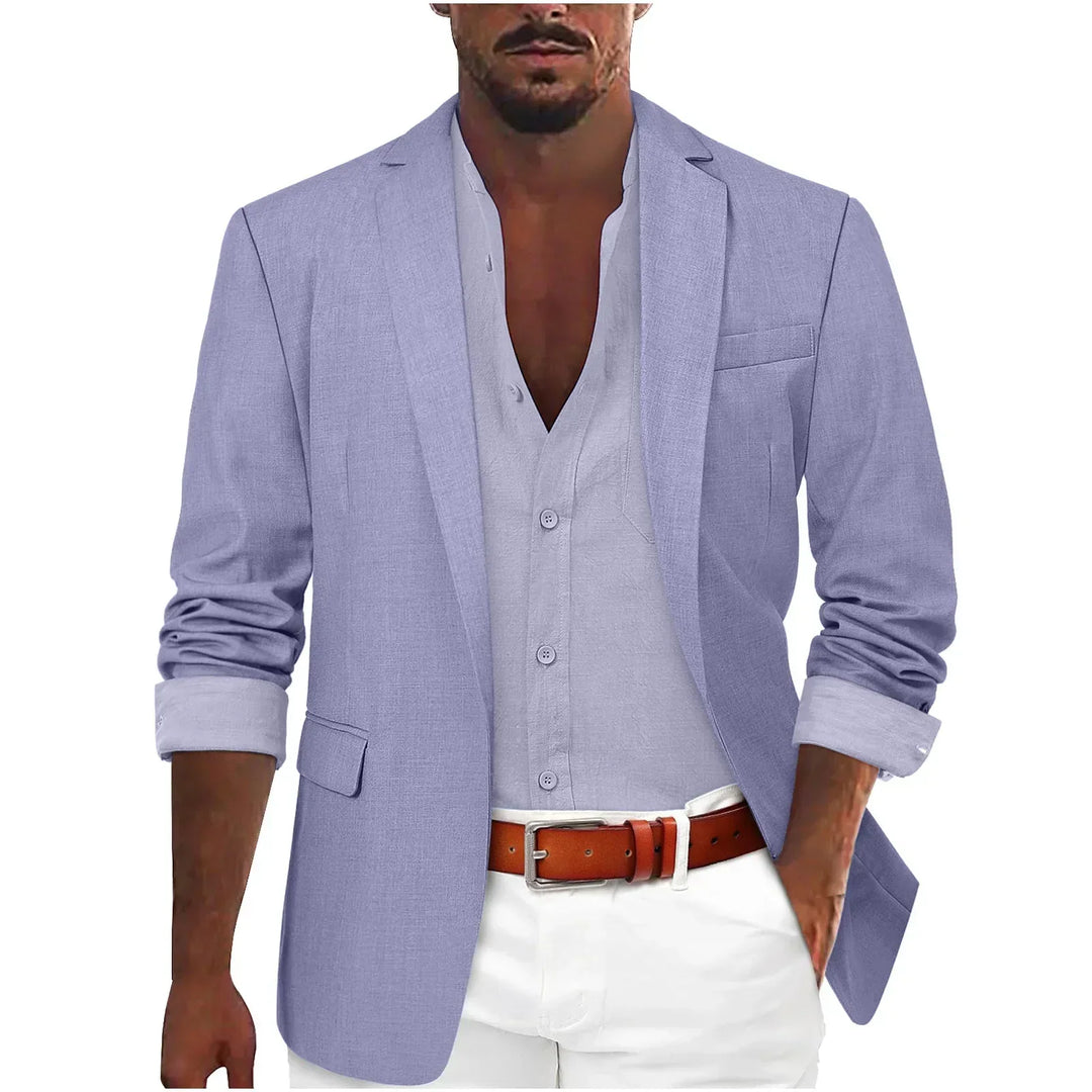 Men's Lightweight Linen Blazer