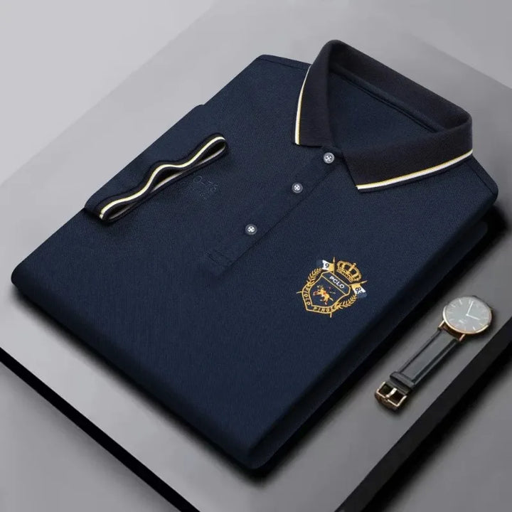 Men's Classic Embroidered Polo Shirt