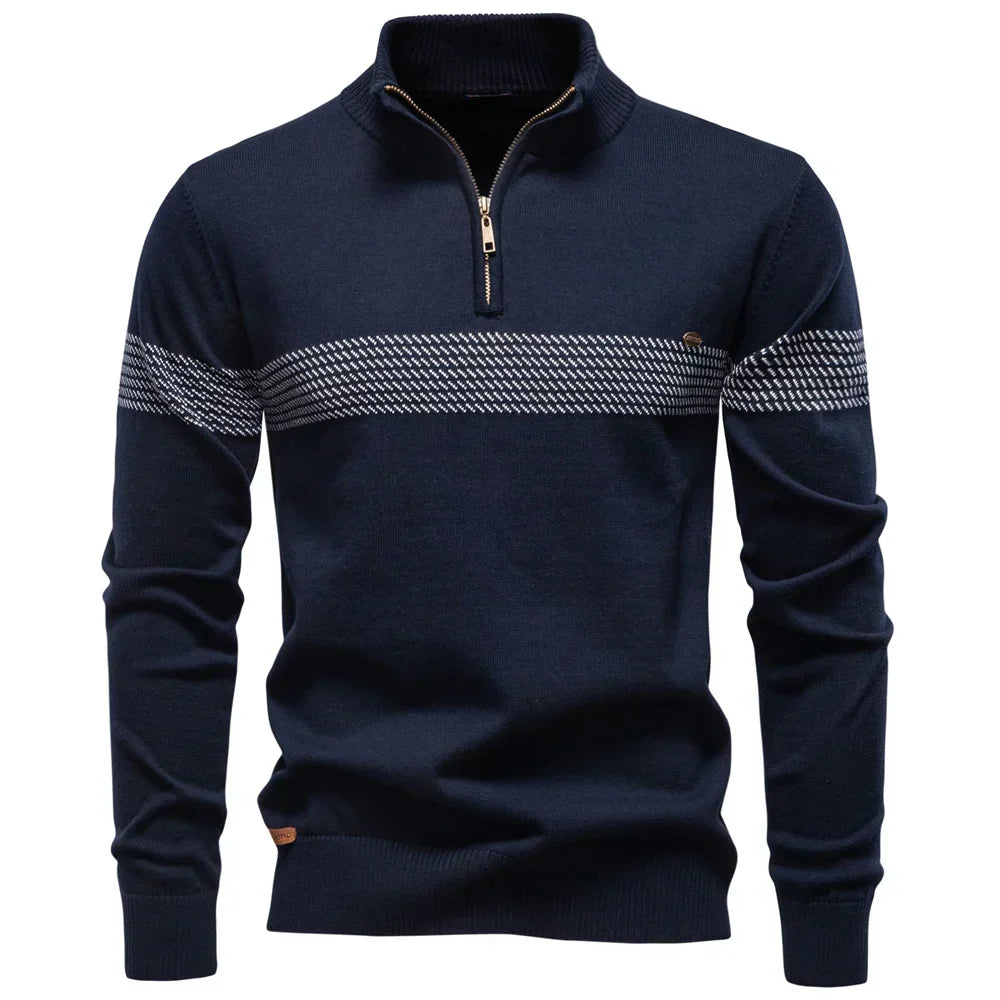 Men's Classic Half-Zip Knit Sweater