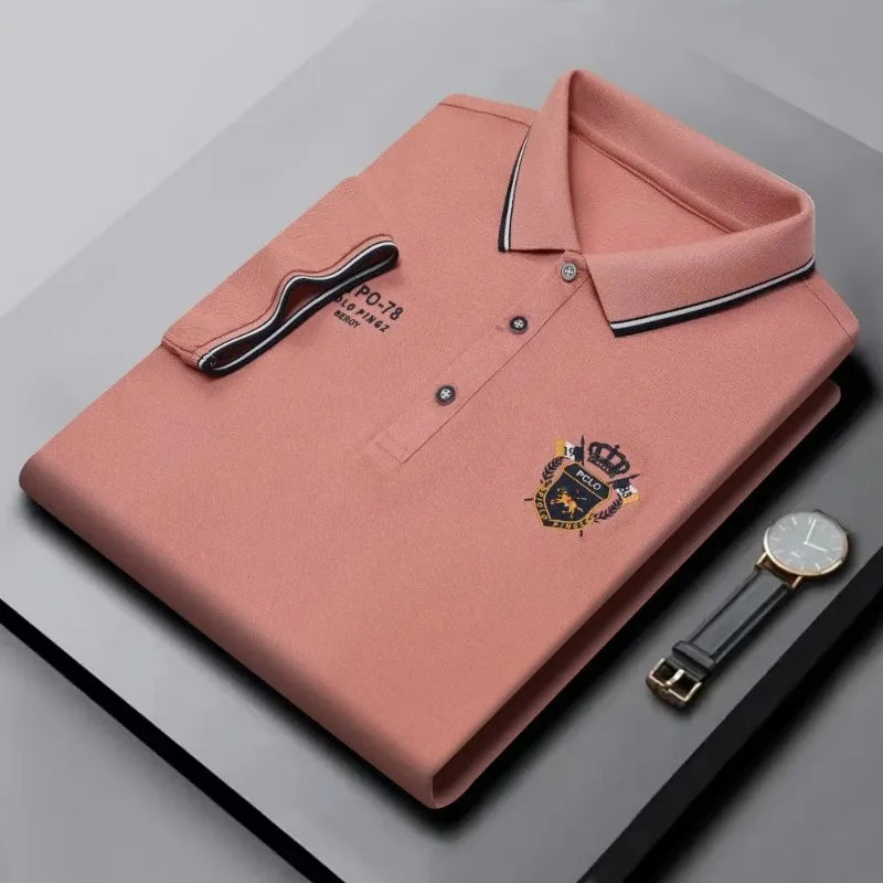 Men's Classic Embroidered Polo Shirt