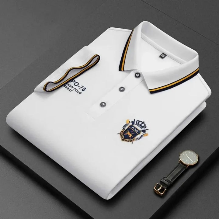 Men's Classic Embroidered Polo Shirt