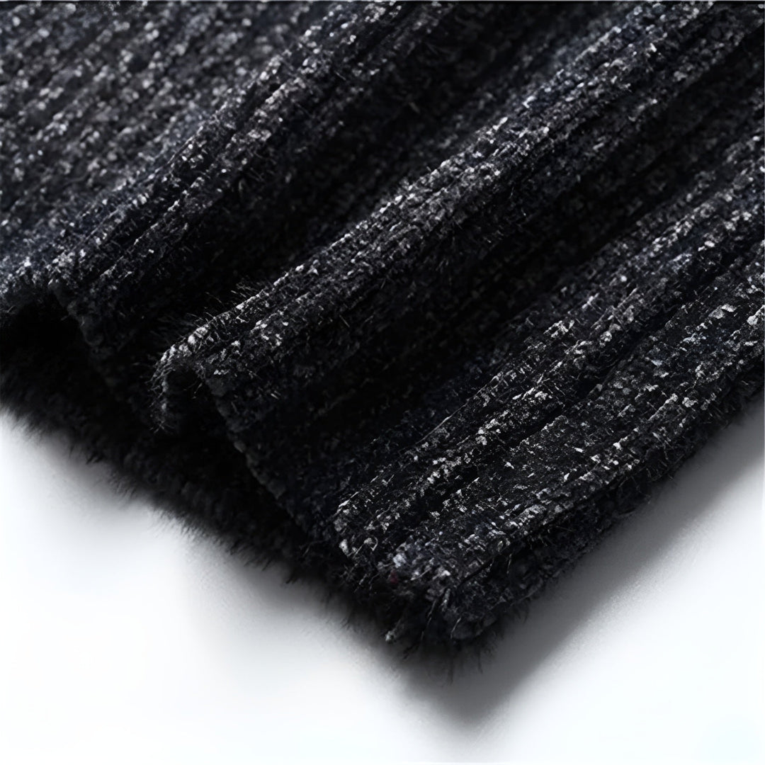 Men's Textured Turtleneck Sweater