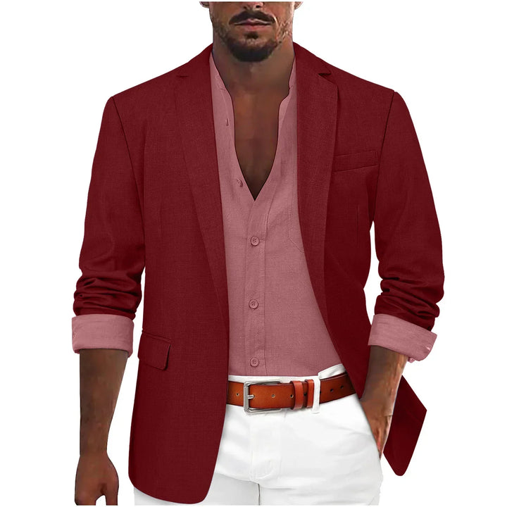 Men's Lightweight Linen Blazer