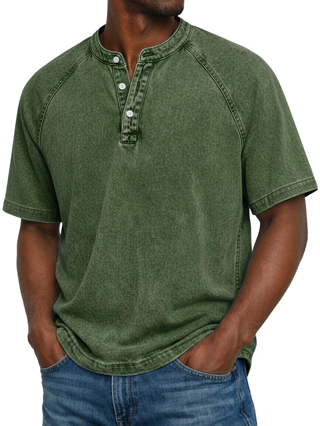 Men's Vintage Button Shirt