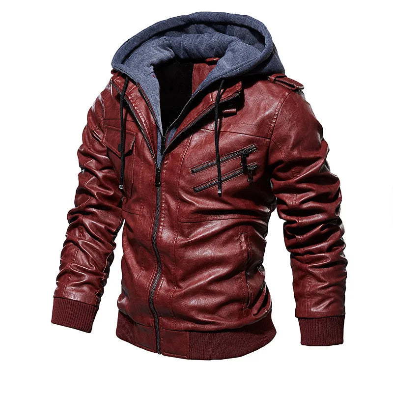 MEN'S LEATHER JACKET