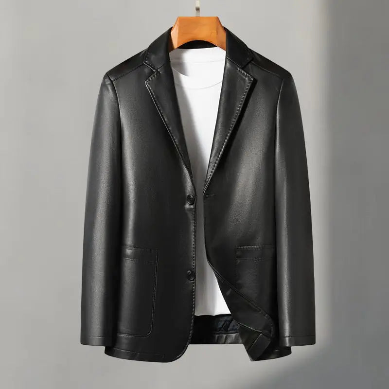 Milan Leather Blazer