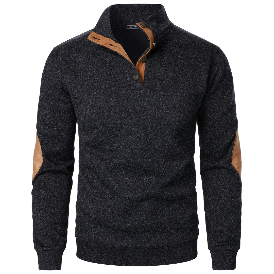 BUTTON-IN KNIT SWEATER FOR MEN