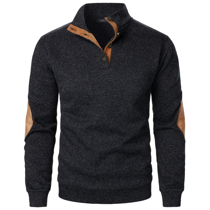 BUTTON-IN KNIT SWEATER FOR MEN