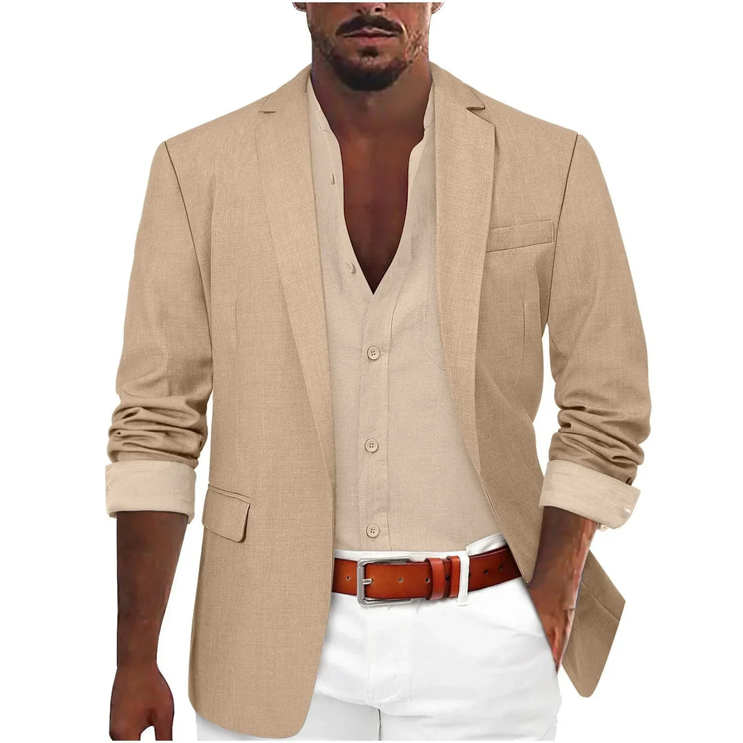Men's Lightweight Linen Blazer